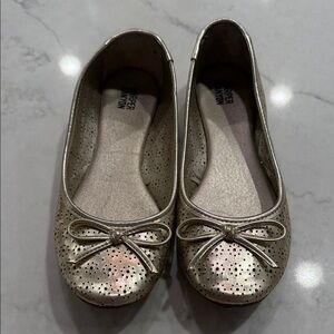 Harper Canyon Gold Dress Shoes for Kids